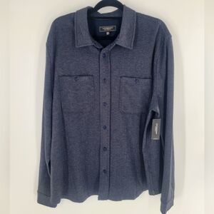 Liverpool Men's Knit Button Up Shirt XXL New‎